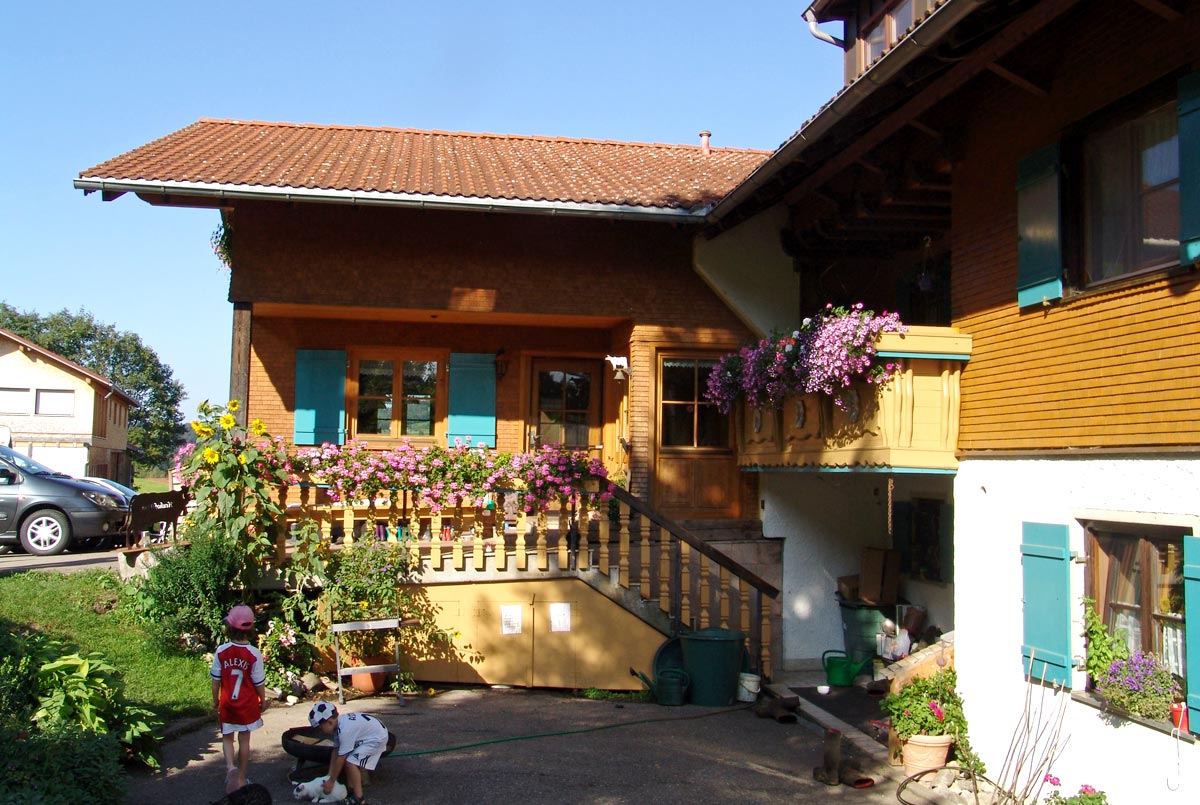 Teil des Innenhofes
